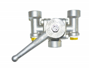 Válvula de esfera criogênica de três vias DQS-15 DQ15F-40P usada para armazenamento de gás líquido