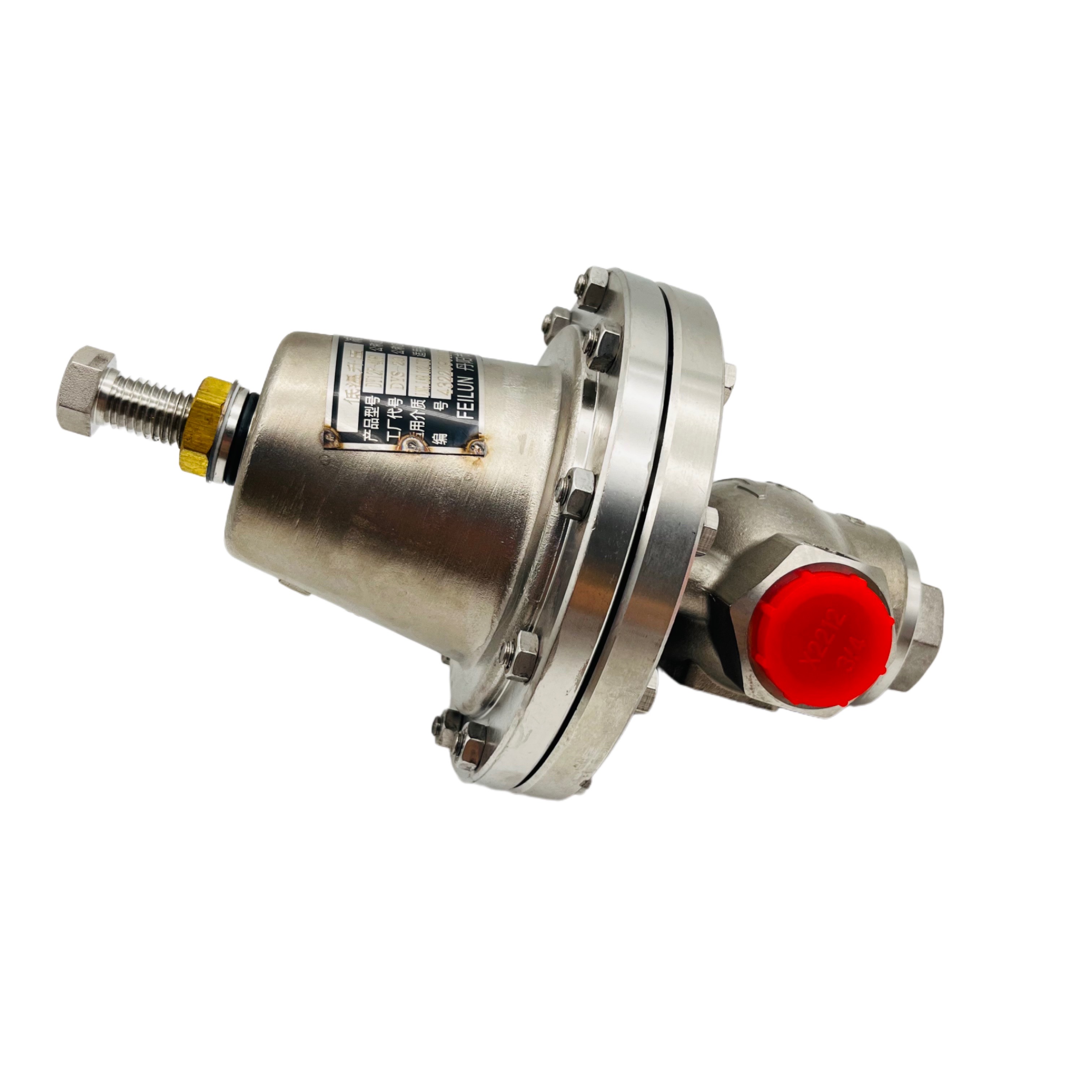 Regulador de construção de pressão criogênica de baixa temperatura de aço inoxidável DYS-20