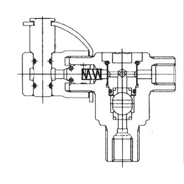 Válvula CNG automática de recarga de latão QF-T1H para veículo